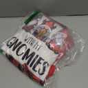 Matching Christmas Pajamas for Family/Couples, Plaid Pants with Christmas Tree Printed Tops Sleepwear, Xmas PJs Sets (Dwarf)