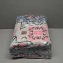 Smiry 6x9 Area Rugs for Living Room, Boho Chic Style Printed Rugs, Low Pile, Non-Shedding, Easy Care, Machine Washable Lightweight Floor Carpets Rugs for Bedroom, Dining Room, Home Office, Pink