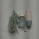 Momcozy Bottle Brush Kit, Innovative Push-Press Design for Better Cleaning - Baby Bottle Cleaner Brush for Baby Bottle, Breast Pumps, Nipples, and More - Can Generate Foam for Better Cleaning, Green (Press Bubble Style)