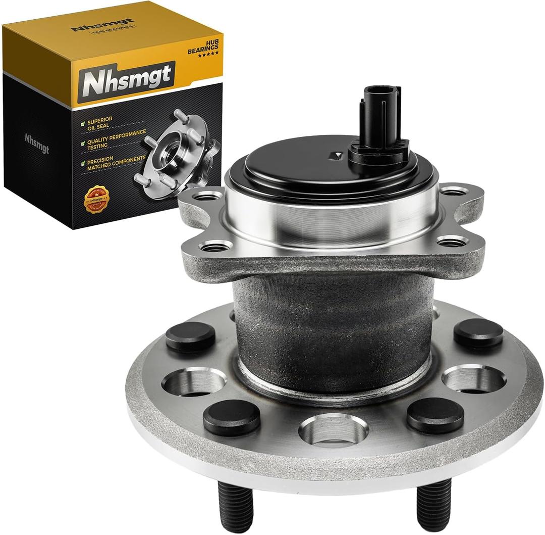 512454 Rear Left Wheel Bearing and Hub Assembly with 5-Lug Fit for Toyota Camry 2012-2017, Avalon 2013-2018, for Lexus ES350 2016-2019, with ABS