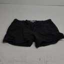 Goodthreads Men's 5" Inseam Flat-Front Stretch Chino Short Shorts, - Black, 36