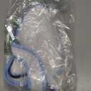 7Pcs Cotton Waterproof Baby Bibs Hook Loop Closure Newborn Bib Keepsake Baby Gift for Drooling Feeding Eating (Blue)