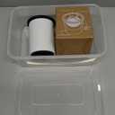 Clear Ice Cube Maker, 2.5 Inch Stainless Steel Crystal Large Clear Ice Ball Maker, Silicone Ice Cube Mold for Cocktails, Drinks & Bourbon, Whiskey Gifts for Men (2 Pack) (White)