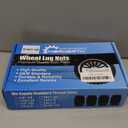 Set of 32, 14x2.0 Lug Nut 2 in XL Black Bulge Acorn Compatible with 2004-2014 Ford F-150 Expedition 14X2