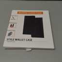 DuckSky for Samsung Galaxy S24 Plus/S24+ Genuine Leather Wallet case RFID Blocking4 Credit Card HolderReal Leather Flip Folio Book Phone case Protective Cover Women Men for S24Plus case Purple