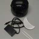 CXRUY Ultrasonic Retainer Cleaner - UV Dental Cleaning Pod Night Guard Cleaner for Dentures, Aligner, Braces, Toothbrush Heads, Jewelry (Black)