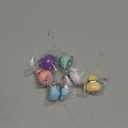 Taiyin Keyboard Toy Clicker Keyboard Fidget Keychain Decompression Toy Button Stress Relief Gift for Adult to Pass the Time (6, Macaron Colors, Cute Style)