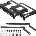 2 Pack UTV Seat Bases – Lower 1.5" & Recline 6° | Compatible with Polaris RZR 800/900, S 1000, XP 1000, XP Turbo, Turbo S, RS1