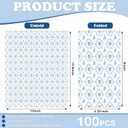 Gilprop 100 Pcs Easter Bunny Rabbit Paper Napkins 2 Ply Blue Rabbit with Bow Flower Dinner Guest Napkins Disposable Hand Towels for Spring Baby Shower Birthday Party Supplies