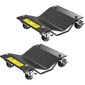 Car Wheel Dolly 3000LBS Heavy Duty Car Moving Dolly with Brakes 2 Piece