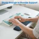 MEKASS Keyboard Wrist Rest, Soft Memory Foam Wrist Support for Keyboard, Keyboard Hand Rest Pad for Wrist Pain Relief, Keyboard Wrist Guard for Long Hours of Work, Gaming, StudyingClassic Black