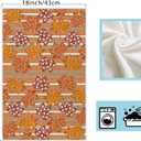 XCHI Fall Rustic Maple Leaves Dish Towels 18x26 Inch Autumn Hand Kitchen Towels Dishcloth Home Decorations Set of 2