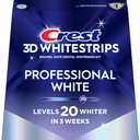 Crest 3DWhitestrips Radiant Express At-home Teeth Whitening Kit, 14 Treatments
