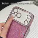 Magnetic Glitter Case for iPhone 17 Pro Max, Compatible with Magsafe Luxury Glitter Sparkly Rhinestone Diamonds Soft TPU Shockproof Slim Cover Girly Women Case for iPhone 17 Pro Max, Silver