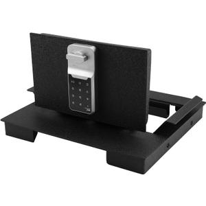 Center Console Gun Safe Vault - Pro Anti-Theft Console Safe Compatible with Ford F250/F350/F450 Super Duty 2023-2026, Vehicle Specific Car Safe with Numeric Keypad Lock