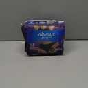 Always Discreet Boutique Incontinence and Postpartum Underwear for Women, Maximum Protection, Large, Black, 10 Count