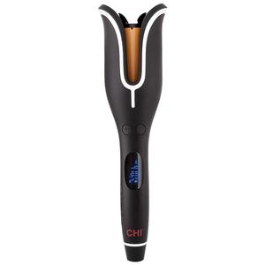 CHI Spin N Curl, Curling Iron For Healthy & Shiny Effortless Curls & Waves, Provides Preset Temperature Settings For Each Hair Texture, Onyx Black (1 Count (Pack of 1))