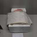 BOBOMOMO White Lamps Set of 2-20.5" Antique White Bedside Lamps for Nightstand, Vintage Farmhouse Lamps for Entryway & Guest Room, Ideal for Small Spaces, Room Lamps for Bedroom