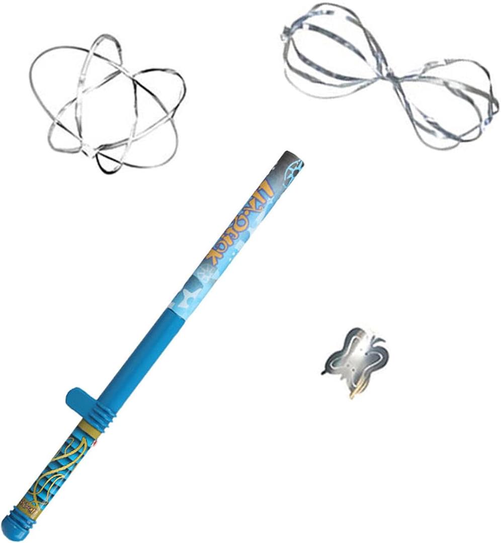 Unitech Toys Fun Fly Stick Magic Blue Levitation Wand Science Toys Electric Static Wand 10 Flying Shapes