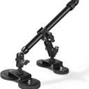 Magnetic Car Mount for Insta360 & Action Cameras, N52 Strong 360 Camera Car Mount with Quick-Release Base, Exterior Vehicle Mount with Extendable Arm & 360° Rotation, Compatible with GoPro