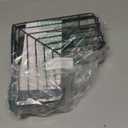 Moforoco Corner Shower Caddy Shelf Organizer Rack, Self Adhesive Black Bathroom Shelves Basket, Home Wall Shower Inside Organization and Storage Decor Rv Accessories, First Apartment Essentials(Black)