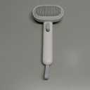 aumuca Cat Brush for Shedding, Cat Brushes for Indoor Cats, Cat Brush for Long or Short Haired Cats, Cat Hair Brush Cat Grooming Deshedding Brush for Dog Kitten Rabbit Massage Removes Loose Fur, White