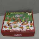 12pcs Interesting And Fun Christmas Stocking Deer Carriage Christmas Train Building Blocks Bricks Toys Christmas Gifts