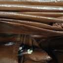 16 x 20 FT Waterproof Heavy Duty Tarp, 10 Mil Thick, Outdoor Furniture Covers, Plastic Insulated Tarpaulin for Camping Tent Roof Boat Patio Pool Cover, Large & Small Multi-Size Tarps, Brown/Black