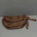 Spacious Nylon Crossbody Bag Bum Bag Handbags Wallets Purses Trendy Shoulder Bag for Women (Brown)