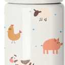 Simple Modern Kids Summit Water Bottle with Straw Lid | 14oz Stainless Steel Cup Insulated Tumbler for Toddlers, School | Farm Animals