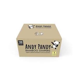 Andy Pandy Bamboo Diapers, size small 108 count