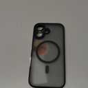 Designed for iPhone 17 Case, Compatible with MagSafe, [Cameratection] [15FT Military Droptection] Shockproof Translucent Matte Anti-Slip Phone Case, 6.3", Black