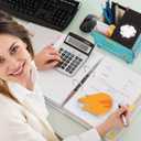 Chuangdi 3 Set Dumpster Fire Pencil Holder on Desk with 150 Flame Note Cards Office Caddy Dumpster Fire Cute Accessories Decor for Desk Pens Pencils Funny Gift Not Assembled(Blue)