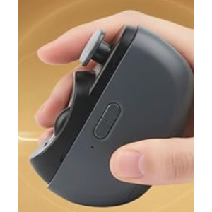 Electric Nail Clipper - 3 in 1 Upgraded Smart Trimming & Polishing Nail Clipper with 2 Adjustable Speeds, LED Light & Chip Collecting Box, Suitable for Adults, Elderly