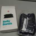 Pet Parents Washable Belly Bands for Male Dogs (3pack) + Extendrs of Durable Dog Diapers Male, Premium Male Dog Diapers & Dog Wraps (Medium, Black) (Medium (16-20"))