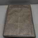 ABOOFAN Collapsible Underwear Storage Organizer with Cotton Linen Drawer Divider Box for Closet Dresser Dustproof Compartment Storage Foldable Gray Organizer for Home Use