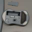 Wireless Keyboard and Mouse Combo, ULSOU 2.4G Full-Sized Ergonomic Computer Keyboard with Wrist Rest and 3 Level DPI Adjustable Wireless Mouse for Windows, Mac OS Desktop/Laptop/PC(Grey)