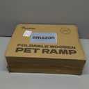 2026 Upgraded Dog Ramp for Couch, Foldable Small Dog Ramp for Sofa, 4 Adjustable Height from 13'' to 21", Portable Stable Pet Steps with Non-Slip Pad, Pet Ramps Use for Sofa Couch Stairs (A-wood Color)