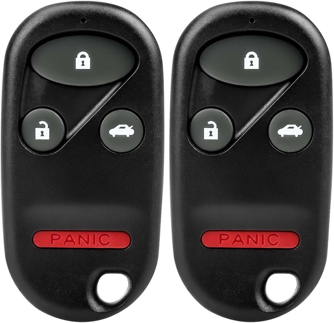 NPAUTO Key Fob Replacement Fits for 2002 2003 2004 Honda CRV CR-V, Keyless Entry Remote Control Car Key Fobs (OUCG8D-344H-A, Pack of 2)