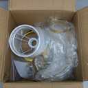 Bedside Wall Mount Light, Modern Wall Sconce Lights Fabric Shade Creative Bow Wall Lamps Perfect for Bedroom Living Room Reading Room and Hotel (2 Pack)