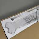 52 Inch White Gold Ceiling Fan with Light and Remote, Indoor Modern Ceiling Fan for Bedroom Living Room, High CFM Quiet DC Motor