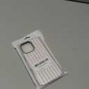 Magnetic for iPhone 16 Pro Max Case Cute Stripes Phone Case, Shockproof Slim TPU and Hard PC Protective Phone Cover Compatible with MagSafe Designed for Women Girls, Apricot