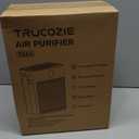 Trucozie T554 Air Purifier for Home Up to 2000 Ft in 1 Hr with Washable Pre-Filter, Air Purifier for Home Pets with PM 2.5 Air Quality Display, Sleep Mode for Allergies, Dust, Smoke, Grayish Brown