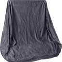 Bean Bag Cover No Filling 150CM X 60 CM Soft Bean Bag Bed Washable Big Bean Bag Cover Bean Bag Chairs for Adults Bean Bags Comfortable for Kids Adults Dark Gray