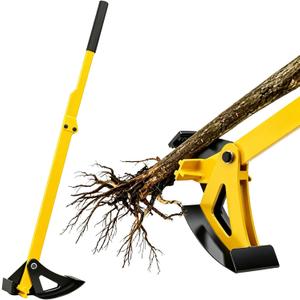 Heavy Duty Sapling Puller Tool | Tree Root Puller for to 1-3/8 Woody Stems | Uproot Saplings, Shrubs & Small Trees Effortlessly | Ergonomic Garden Weeder Tool for Landscaping, Farming, Forestry