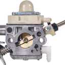 FS260 Carburetor Kit fit for Stihl FS240 FS240R FS240RC FS260R FS260RC FS340 FS360 FS410 Trimmer Brushcutter Replacement 4147-120-0625 41471200625 with 4147 141 0300 Air Filter Kit