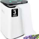 Large Towel Warmer Bucket for Bathroom, Luxury Towel Warmers for SPA, Hot Towel Heater, Great Gift Idea, 24H Delay Function, 1 Min Fast Heating, Fits Three 40"x70" Towels, Bathrobes, Blankets-Black