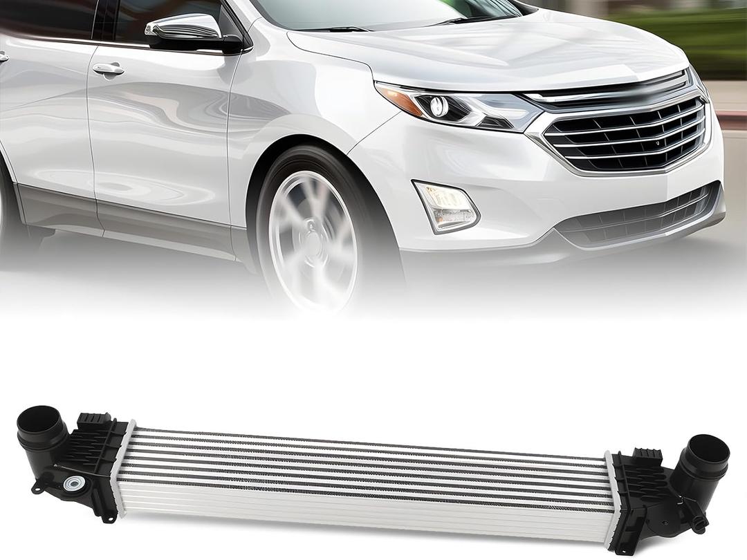 Aluminum Turbocharger Intercooler Compatible with Equinox L LS LT RS Premier Terrain SL SLE SLT 2018-2022 1.5L L4 Turbocharged Replace 3012116 84454110 Turbo Charge Cooler