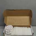 200 pcs Church Candles with Drip Protectors for Devotional Candlelight Vigil Service, Unscented White 5" H X 1/2" D, No Smoke, Shabbat, Praye