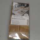 ANDSTAR Set of 8 Pcs Bamboo Placemats Sushi Rolling Mat Japanese Style Natural Anti-Slip, Washable Heat-Resistant Table Mats for Dining Room and KitchenBrown